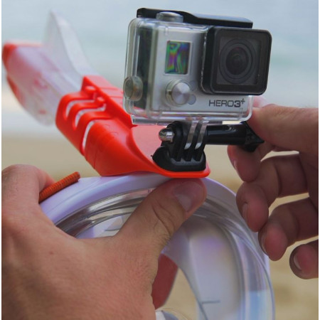 Camera support for Ocean Reef full-face mask