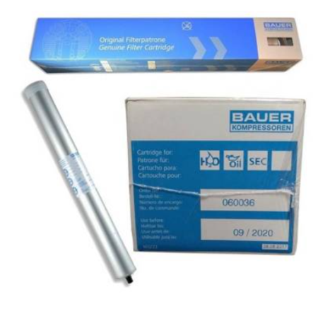 BAUER P60 filtration cartridge for compressor with P60/61