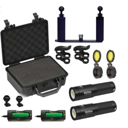 GoPro Tray Kit Set : 2x AL2600XWP II black BIGBLUE