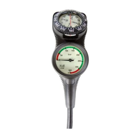 0-350bar pressure gauge console with compass