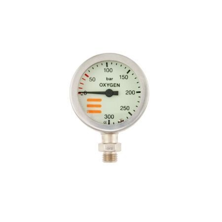 TECLINE 300bar oxygen pressure gauge
