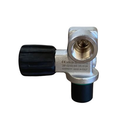 Rebreather valve DIN 300bar 90° outlet M25x200 brand S