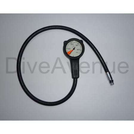 Scuba air manometer 63mm 450 BAR - 80cm hose