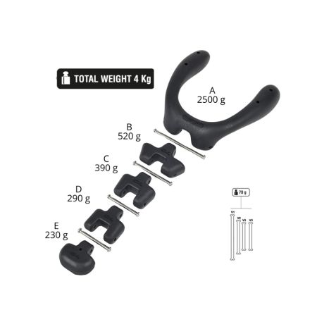 Plomb de cou 4 kg C4 DYNO