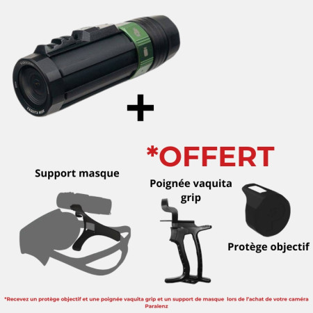 Paralenz camera pack with accessories