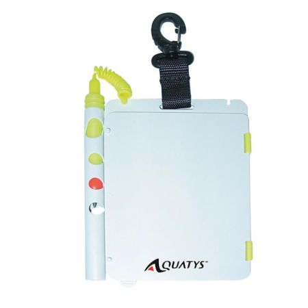 Ardoise sous-marine double page rabattable 12,5 x 18,5cm