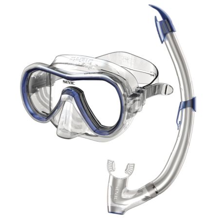 Set snorkeling giglio bleu avec soupape Seac