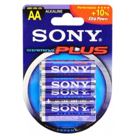 SONY AA LR06 alkaline cells pack of 4x