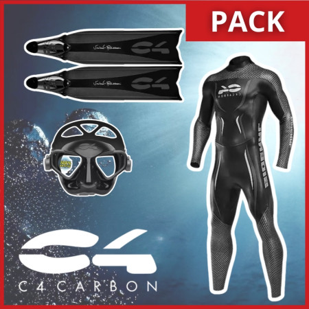 Pack plongée apnée C4 pour Homme