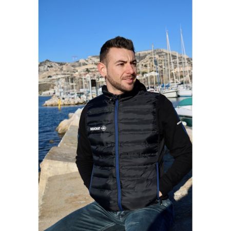 Doudoune sans manche noir Beucha