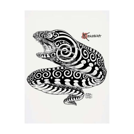 Moray fish Organic kanumera T-shirt