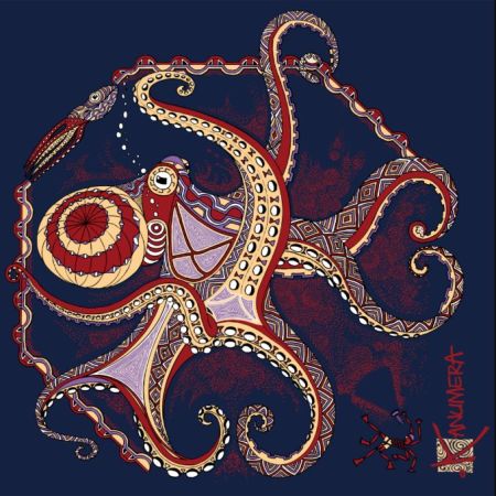 Octopus Origine Kanumera T-shirt