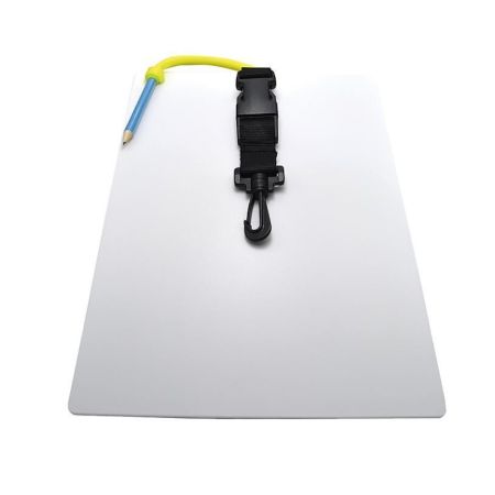 Aquatys A4 flat slate with clip and pen