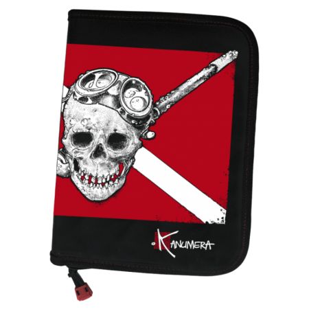 Kanumera Dive Log Book Cover Pirate Flag