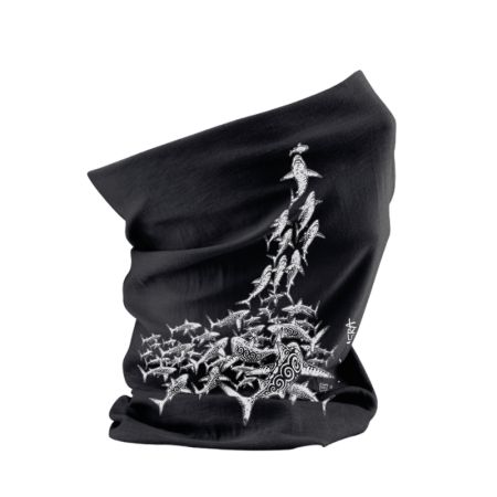 Kanumera Multifunctional Headband in Viscose Shark Attack