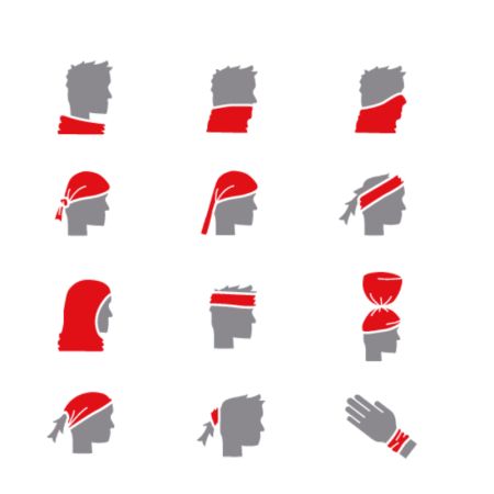 Kanumera multifunctional viscose headband The Turtle Banquet