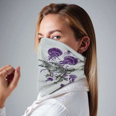 Kanumera multifunctional viscose headband The Turtle Banquet