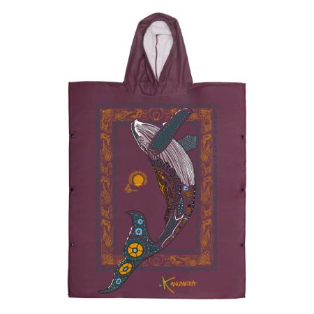 Kanumera Microfiber Poncho, Large Size The Whale