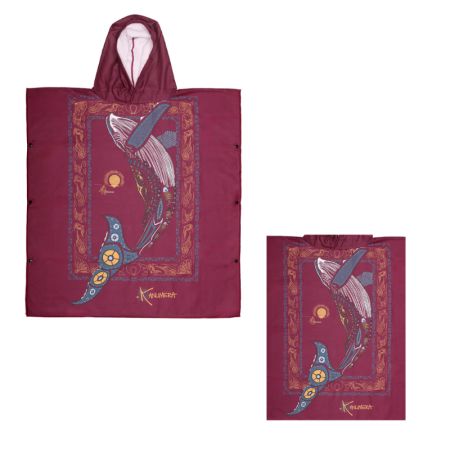 Poncho Microfibre kanumera Moyen Modèle Origine La Baleine
