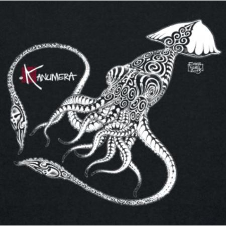 Kanumera T-shirt Organic The Squid Tattoo