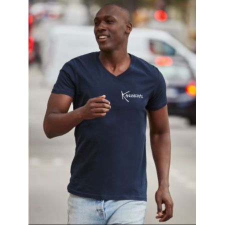 T-shirt Kanumera Homme Bio Col V Le Requin Marteau