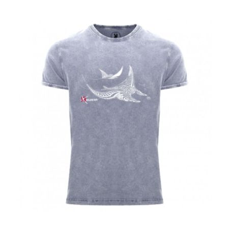 Kanumera T-Shirt Men's Faded with Ray Tattoos