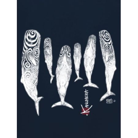 Kanumera T-Shirt Men's Long Sleeve the sleep of sperm whales