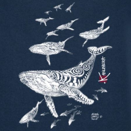 T-shirt Kanumera Homme Bio Le Champ de Baleines