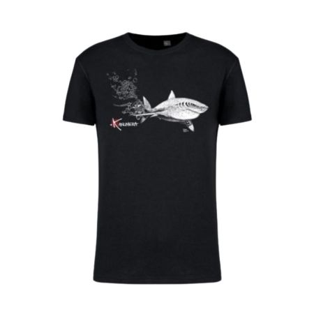 Kanumera T-Shirt Men's Organic The White Shark and the Diver