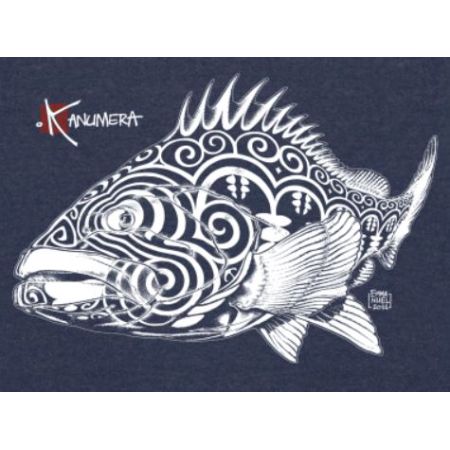 T-shirt Kanumera Homme Col V Le Mérou tatoo