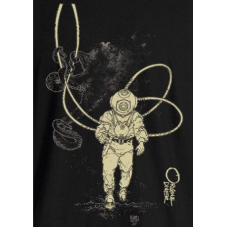 Kanumera T-shirt Men's Organic The Octopus and The Diver