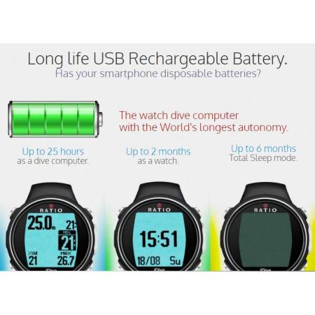 Ordinateur Nitrox Ratio iDive Sport Easy