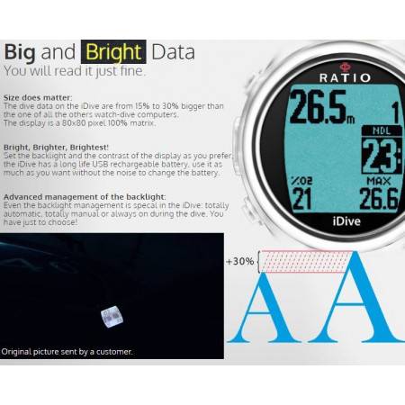 Ratio Freediving computer iDive Free Sport