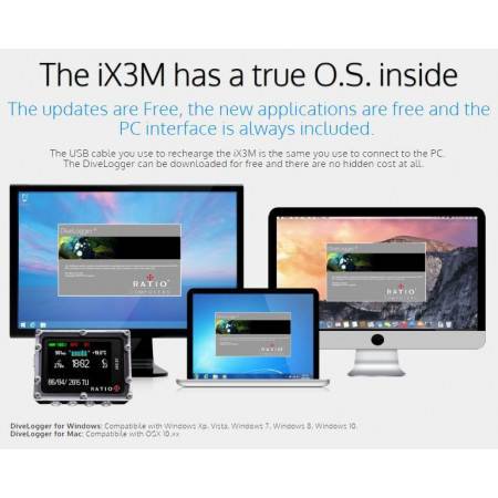 Ratio IX3M2 DEEP dive computer GPS