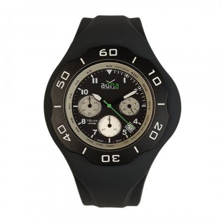 ADNA Watch CHRONO 51 Black 100m waterproof
