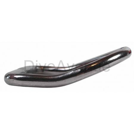 Stainless steel scuba D-ring bended 5cm x 5cm