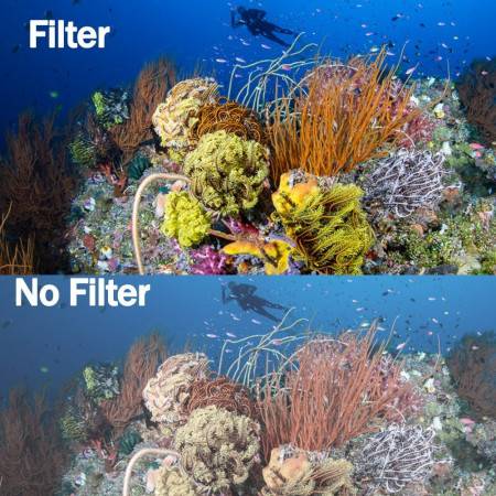 Red filter blue water for GOPRO Hero3+/4 Sharkhon