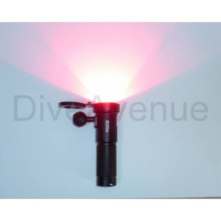 Phare de plongée à LED Bigblue AL1800XWP BLACK MOLLY II Tri Color Violet