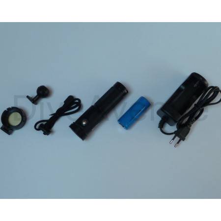 Phare Bigblue AL2600XWP II BLACK MOLLY V Orange