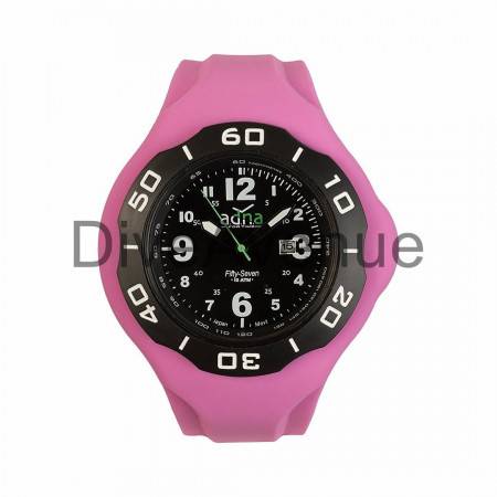 PINK silicon band A.D.N.A watch