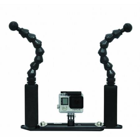 GoPro Adjustable tray w/ 7in flex arms Bigblue