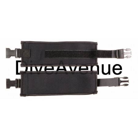 Empty ankle pouches to fill up with lead shot