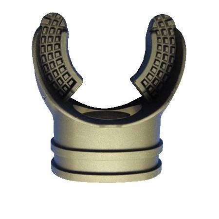 Adult black silicone regulator mouthpiece