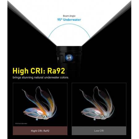 DIVEPRO G18 Underwater video dive light 18000Lm 140°