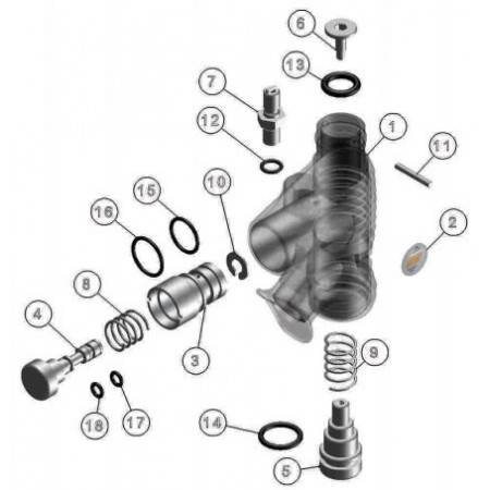 O'ring kit for HYDPRO X01 scuba inflator.