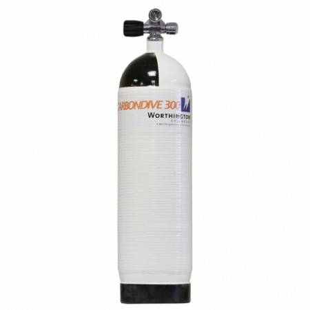 Bouteille carbone Carbondive 12litres 300Bar 1 sortie