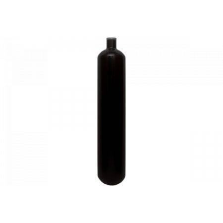 Scuba tank 3L 232bar steel for CCR - black