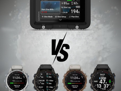 Comparaison nouveau Ordinateur de plongée Garmin X50i vs garmin descent !